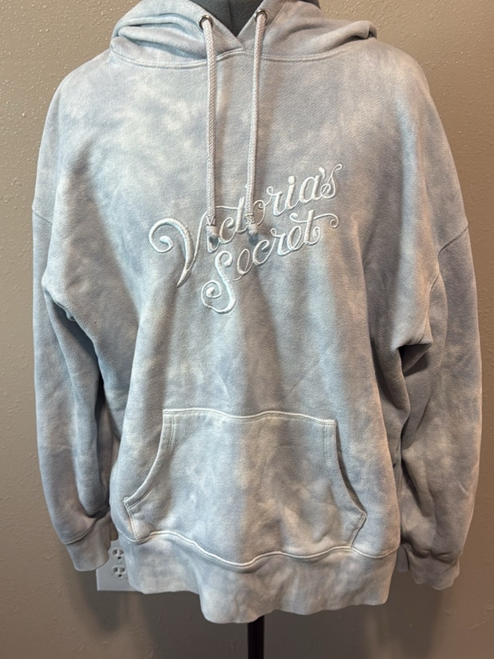 Victoria's Secret Heather Gray Plush Hoodie